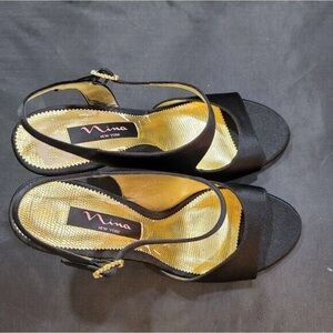 Nina New York Black Women's Sandals